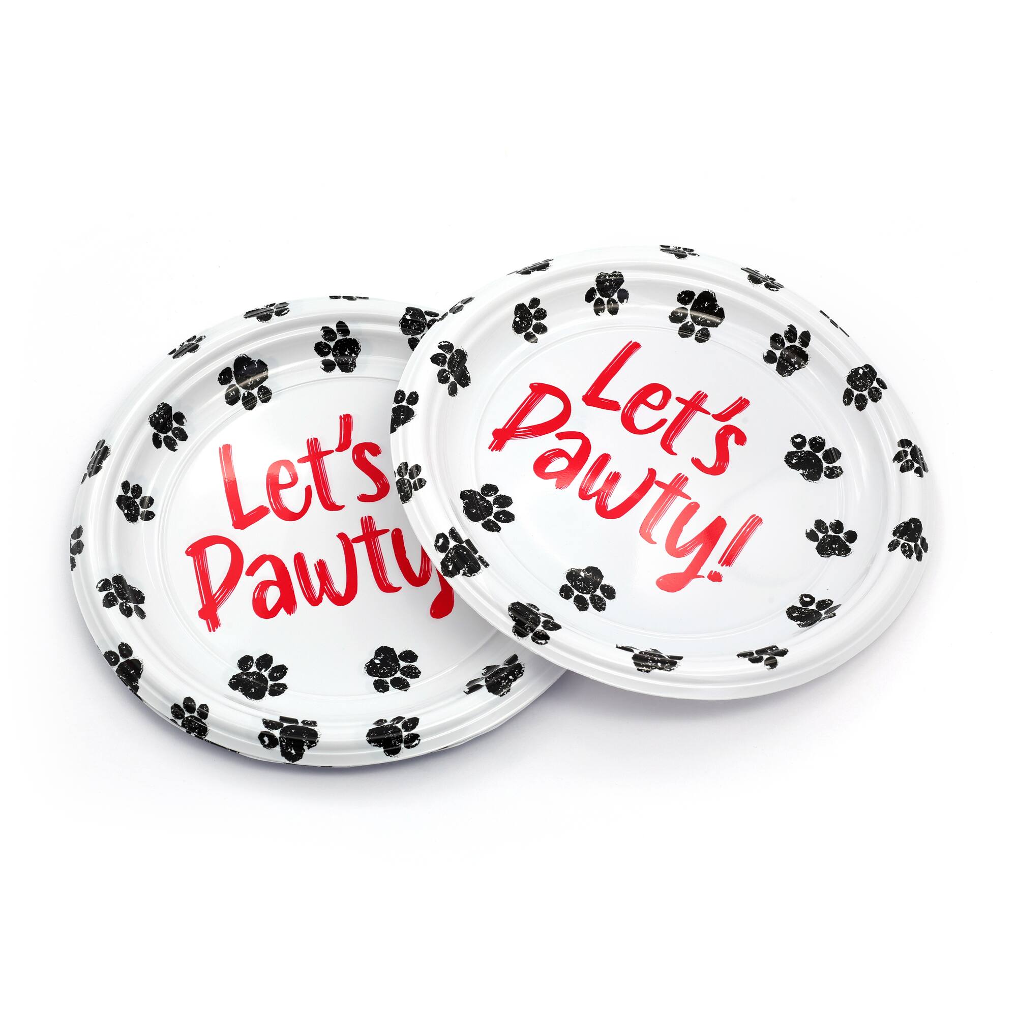 Assorted Pet Picks 7" Pet Party Plastic Plates, 5pc. by Fab Finds